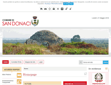 Tablet Screenshot of comune.sandonaci.br.it